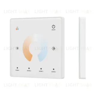 Сенсорная панель Arlight SMART-RF-801-11-1G-4SC-MIX белый (3V, 2.4G) накладная (IARL, IP20 Пластик) 060186 060186