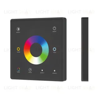Сенсорная панель Arlight SMART-RF-801-11-1G-2SC-RGB-MIX черный (3V, 2.4G) накладная (IARL, IP20 Пластик) 063528 063528