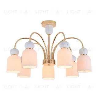 Люстра на штанге Indigo Lucea 13042/7R Gold V000627 V000627