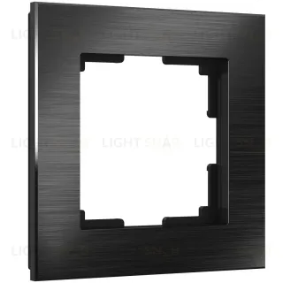 Рамка Werkel Aluminium на 1 пост черный алюминий W0011708 4690389157981 4690389157981