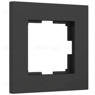 Рамка на 1 пост Werkel Slab черный матовый W0012908 4690389193293 a062799 4690389193293