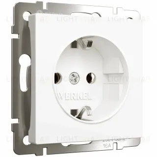 Розетка с заземлением Werkel 4690389184703 W1171061 4690389184703