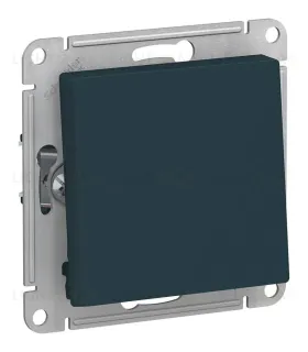 Переключатель 1-клавишный, сх.6, 10АХ, механизм Systeme Electric AtlasDesign Изумруд ATN000861 ATN000861