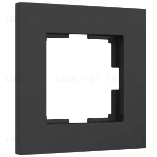 Рамка на 1 пост Werkel Slab черный матовый W0012908 4690389193293 a062799 4690389193293