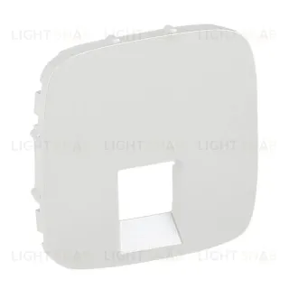 Лицевая панель Legrand Valena Allure розетки телефонной RJ-11/Ethernet RJ-45 жемчуг 755419