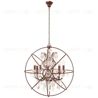 Подвесная люстра LOFT IT Foucaults orb crystal Loft1897/8