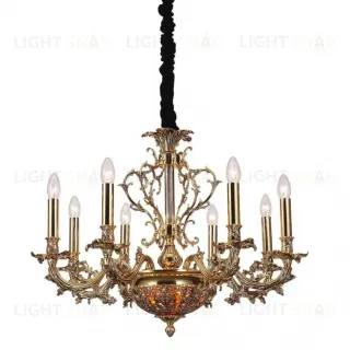 Подвесная люстра Lucia Tucci Firenze 1780.8.2 Antique Gold