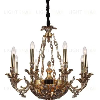 Подвесная люстра Lucia Tucci Firenze 1781.8.2 Antique Gold