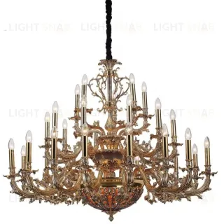 Подвесная люстра Lucia Tucci Firenze 1780.30.3 Antique Gold
