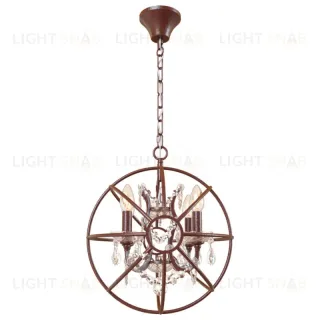 Подвесная люстра LOFT IT Foucaults orb crystal Loft1897/4