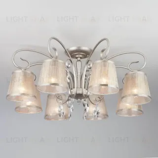 Потолочная люстра Eurosvet Liona 60065/8 серебро