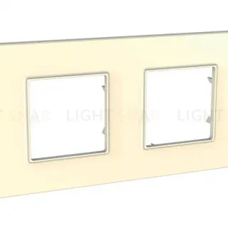 Рамка 2-постовая Schneider Electric Unica Quadro MGU2.704.25