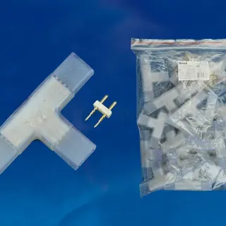 T-соединение для светодиодной ленты (UL-00002931) Uniel UTC-K-32/N21 Clear 025 Polybag