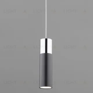 Подвесной светильник Eurosvet Double Topper 50135/1 LED хром/черный