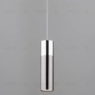 Подвесной светильник Eurosvet Double Topper 50135/1 LED хром/черный жемчуг
