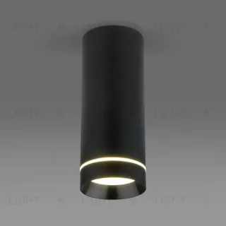Потолочный светодиодный светильник Elektrostandard DLR022 12W 4200K черный матовый 4690389102967