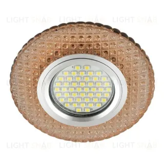 Встраиваемый светильник Fametto Luciole DLS-L135 Gu5.3 Glassy/Light Tea