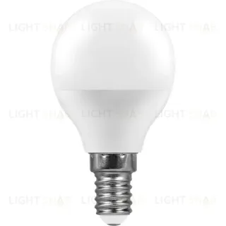 Лампа светодиодная Feron E14 11W 4000K Шар Матовая LB-750 25947