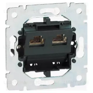 Розетка телефонная 2хRJ11 Legrand Galea Life 775939