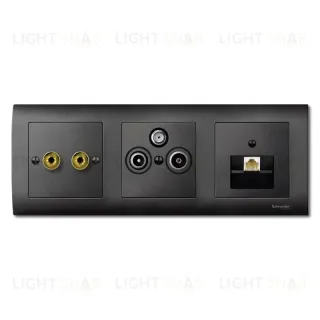Центральная плата RJ45 Х1 Schneider Electric Merten System M MTN298314