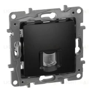 Розетка телефонная RJ11 Legrand Etika антрацит 672640
