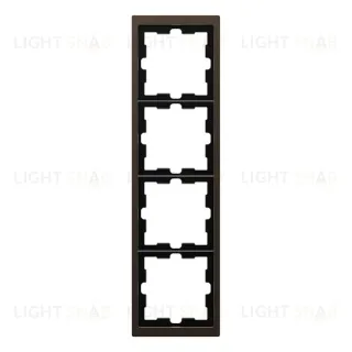 Рамка 4-постовая Schneider Electric Merten D-Life MTN4040-6552