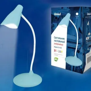 Настольная лампа (UL-00004142) Uniel TLD-559 Blue/LED/280Lm/5000K/Dimmer