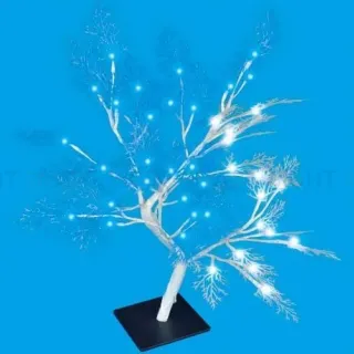 Светодиодное дерево 35х35х50см (UL-00001400) Uniel ULD-T3550-054/SWA WHITE-BLUE IP20 FROST