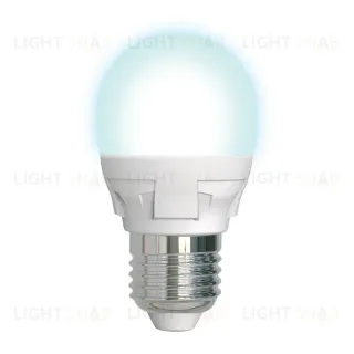 Лампа светодиодная диммируемая (UL-00004301) Uniel E27 7W 4000K матовая LED-G45 7W/4000K/E27/FR/DIM PLP01WH