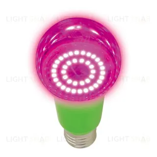 Лампа светодиодная для растений (UL-00004581) Uniel E27 8W прозрачная LED-A60-8W/SPSB/E27/CL PLP30GR