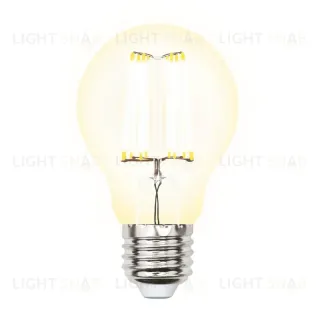 Лампа светодиодная филаментная (UL-00002625) Uniel E27 10W 3000K прозрачная LED-A60-10W/WW/E27/CL PLS02WH