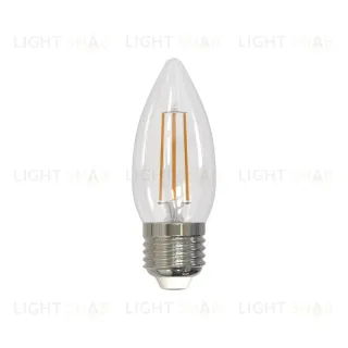 Лампа светодиодная филаментная (UL-00005166) Uniel E27 11W 3000K прозрачная LED-C35-11W/3000K/E27/CL PLS02WH