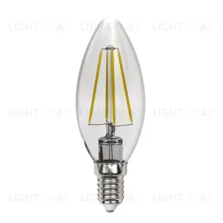 Лампа светодиодная филаментная (UL-00005900) Uniel E14 13W 4000K прозрачная LED-C35-13W/4000K/E14/CL PLS02WH