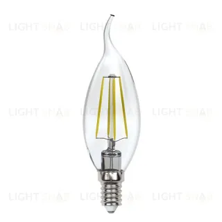 Лампа светодиодная филаментная (UL-00005903) Uniel E14 13W 3000K прозрачная LED-CW35-13W/3000K/E14/CL PLS02WH