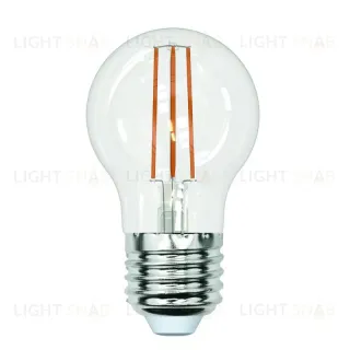 Лампа светодиодная филаментная (UL-00005908) Uniel E27 13W 4000K прозрачная LED-G45-13W/4000K/E27/CL PLS02WH