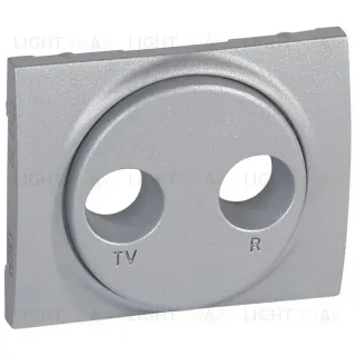 Лицевая панель Legrand Galea Life розетки TV-RD алюминий 771372
