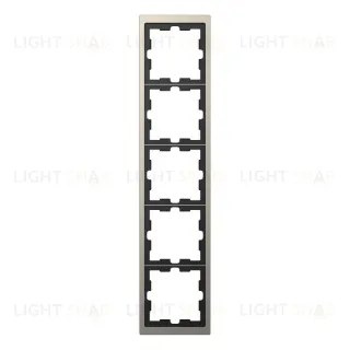Рамка 5-постовая Schneider Electric Merten D-Life MTN4050-6550