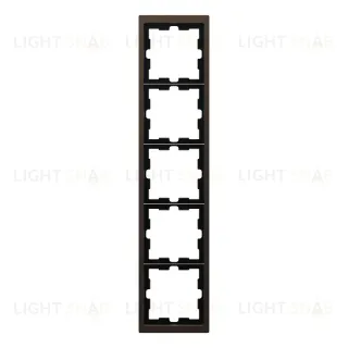 Рамка 5-постовая Schneider Electric Merten D-Life MTN4050-6552
