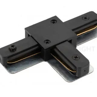Коннектор T-образный Denkirs DK Track Black TR1103-BK