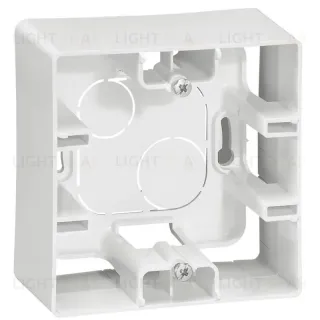 Коробка для накладного монтажа 1-постовая Legrand Etika белая 672510