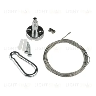 Крепление для подвесного светильника (UL-00004442) Uniel UFL-H03 Silver 200 Polybag