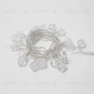 Светодиодная гирлянда (07922) Uniel 220V синий LD-S0280-020/DTA BLUE IP20 DIAMONDS