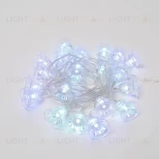 Светодиодная гирлянда (07919) Uniel Колокольчики 220V разноцветный ULD-S0280-020/DTA RGB IP20 BELLS