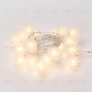 Светодиодная гирлянда (09582) Uniel шишки 220V белый ULD-S0280-020/DTA Warm White IP20 PINE CONES