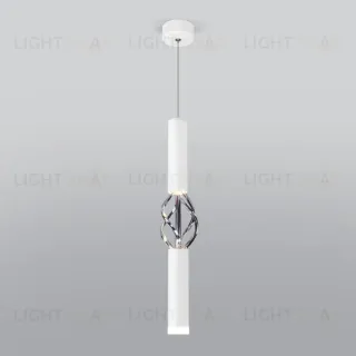 Подвесной светодиодный светильник Eurosvet Lance 50191/1 LED белый/хром