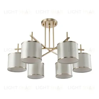Потолочная люстра Crystal Lux Sergio PL6 Gold