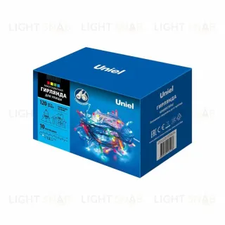 Уличная светодиодная гирлянда (UL-00007202) Uniel  220V разноцветный ULD-S1000-120/SWK Multi IP67