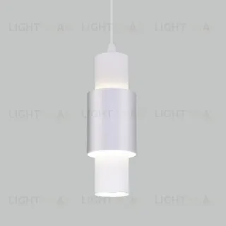 Подвесной светильник Eurosvet Bento 50204/1 LED белый/матовое серебро