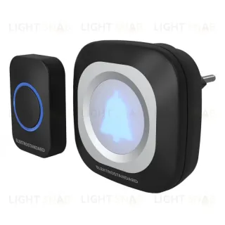 Звонок беспроводной Elektrostandard DBQ25M WL 36M IP44 черный 4690389146893
