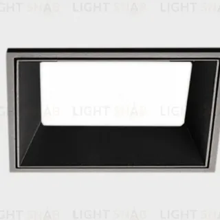 Встраиваемый светодиодный светильник Italline IT06-6019 black 3000K
